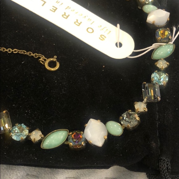 Sorrelli Greens & Grays Crystal Bracelet,NWT - Picture 2 of 6
